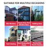 3.6-9M Water Fed Window Cleaning Pole, Water Fed Telescopic Cleaner Brush, Cleaning Photovoltaic and Solar Panels Extension Pole, 9M/35cm brush head view 2