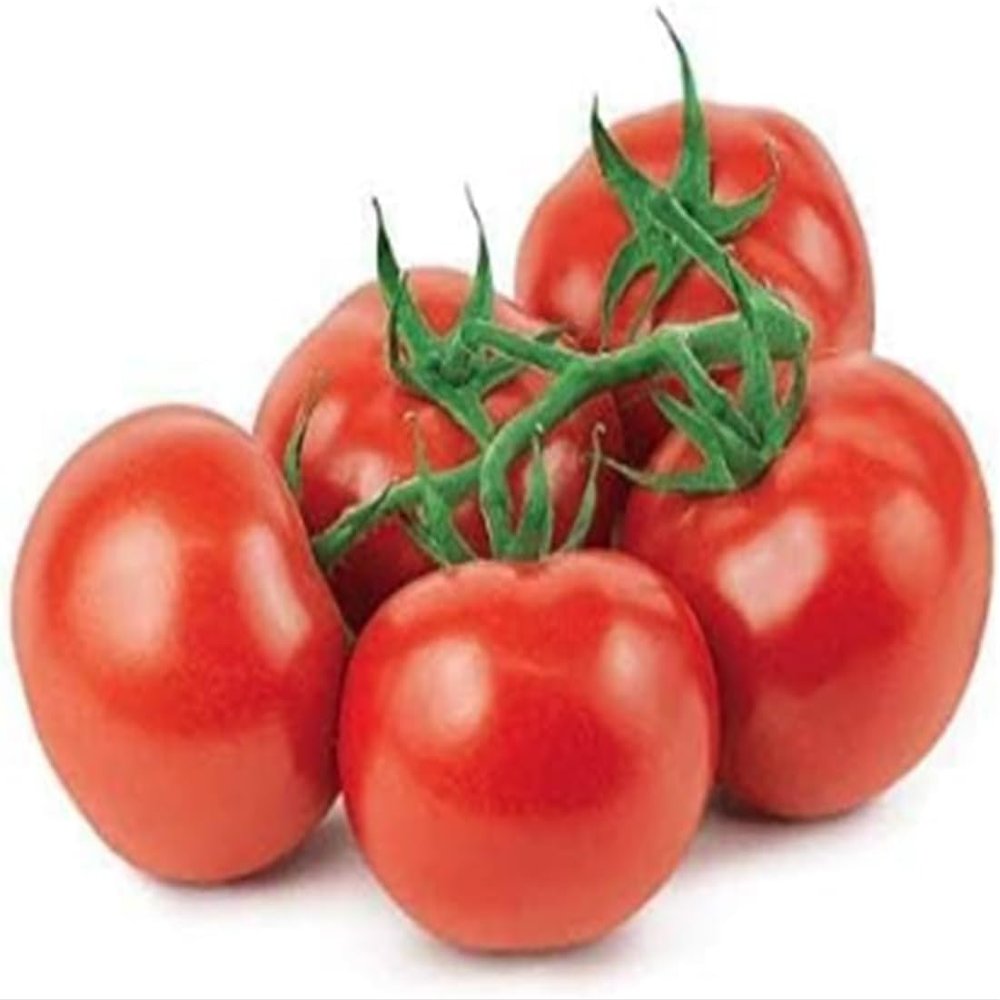 Swathi Vine Tomato Farm Fresh Ripened on The Vine Perfect for Salads, Sandwiches, Sauces, Salsas, and Everyday Cooking 500g