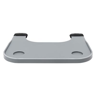 Wheelchair Tray with Cup Holders, Adjustable Height, 44lbs Capacity, Removable Table for Elderly and Disabled Care