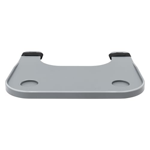 Wheelchair Tray with Cup Holders, Adjustable Height, 44lbs Capacity, Removable Table for Elderly and Disabled Care