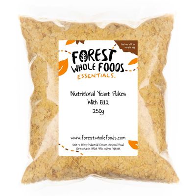 Nutritional Yeast Flakes With B12 | Forest Whole Foods (250g)