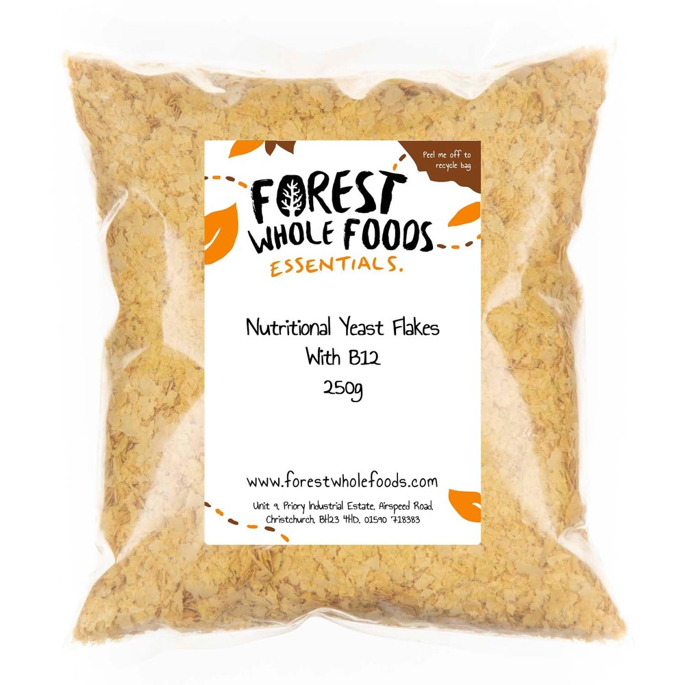 Nutritional Yeast Flakes With B12 | Forest Whole Foods (250g)