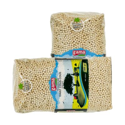 Ga-Ma's Cous Cous 800G Quick Cooking Semolina Granules Great for Light Meals Or Salads, Product from Turkey Origin Pack of 2