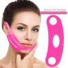 Silicone V Shape Contouring Face Line Shaping Lifting Belt Double Chins Reducer Shape Slimming Face Silicone Chin Strap For Double Chin For Women view 2