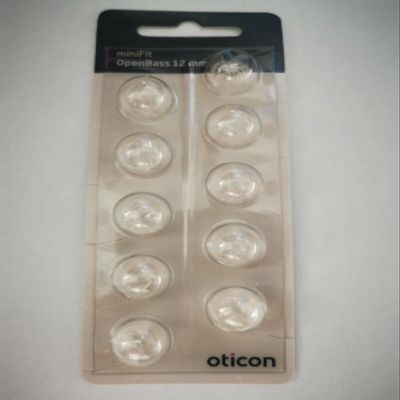 0TICON Open BASS 12MM MINIFIT Domes, Pack of 10