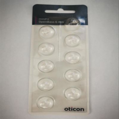 0TICON Open BASS 6MM MINIFIT Domes, Pack of 10