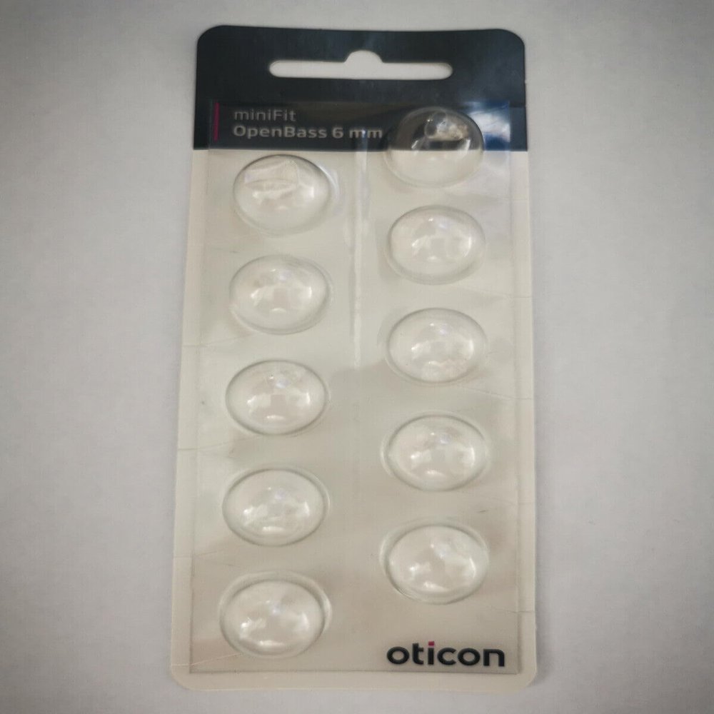 0TICON Open BASS 6MM MINIFIT Domes, Pack of 10