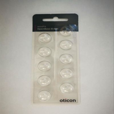 0TICON Open BASS 8MM MINIFIT Domes, Pack of 10