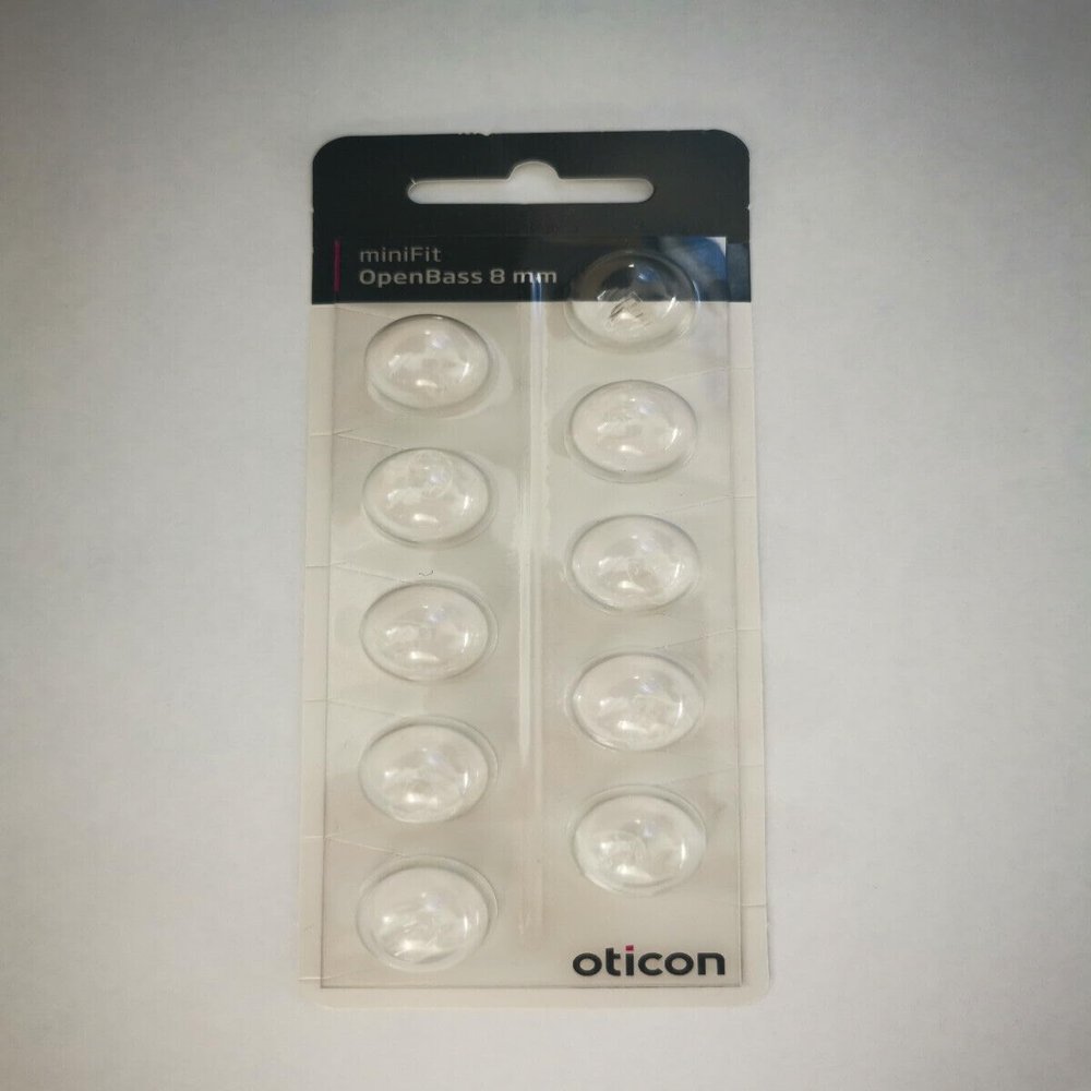 0TICON Open BASS 8MM MINIFIT Domes, Pack of 10