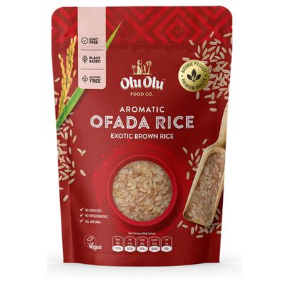 Africa Select Olu Olu Ofada Rice 3kg | Premium Nigerian Brown Rice | Family Pack