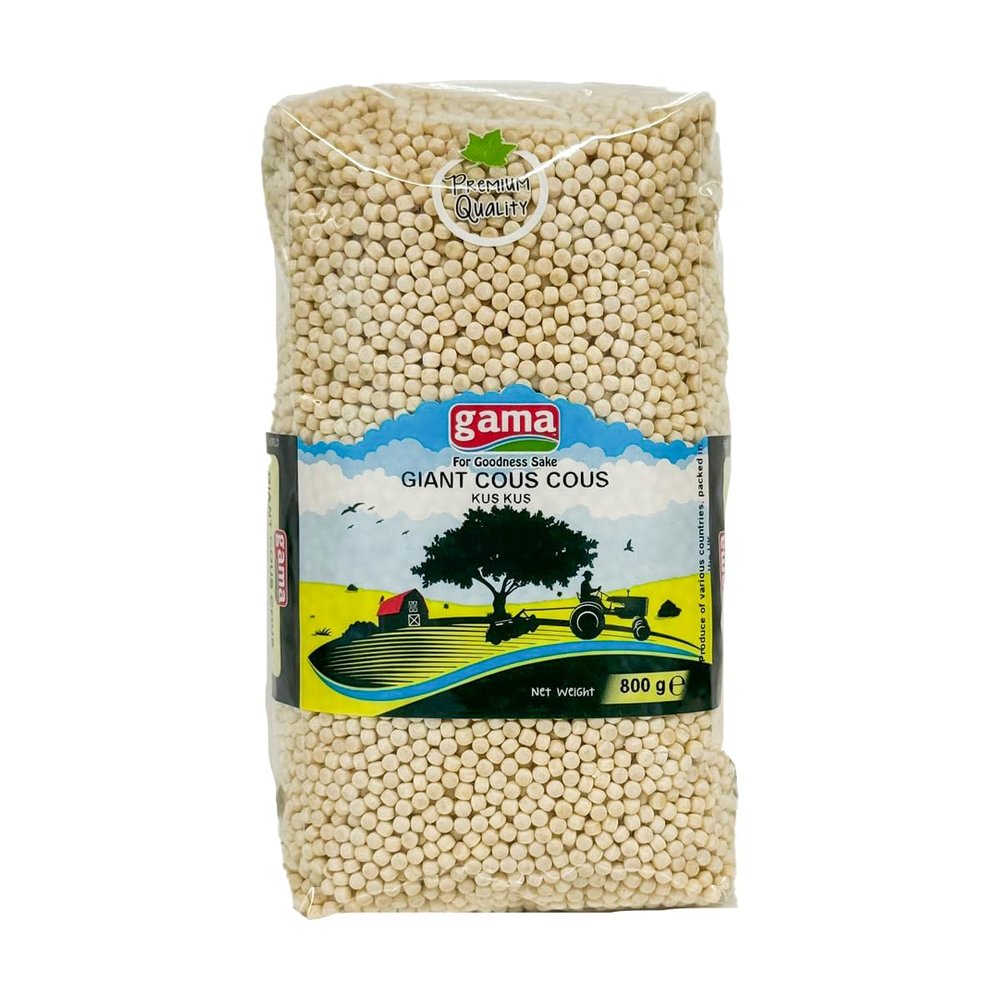 Ga-Ma's Cous Cous 800G Quick Cooking Semolina Granules Great for Light Meals Or Salads, Product from Turkey Origin Pack of 1