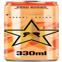 Blood Orange Energy Drink Can 330ml (Pack of 36) Zero Sugar "Deliciousness that brings a smile" For All Occasions''