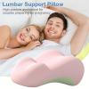 Couples Pillow, Ergonomic Wedge Cushion, Breathable Butt Support Pillow for Men Women Post-workout Recovery Bed Rest Travel view 2