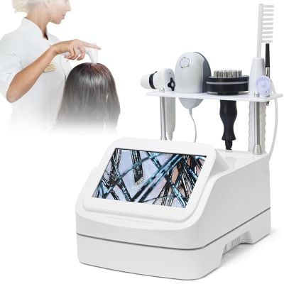 10 Inch Skin Scalp Detector,5 in 1 Scalp Skin Hair Follicle Detector,Advanced Scalp Scanner and Scalp Health Monitor,200 Times Magnification,for Home, Beauty Salon Spa (10-inch Large Screen)