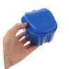 DECOMELODY 3 Sets Denture Storage Kit with Compact Plastic and Nylon Holder, Soaking Cup for Daily Oral Cleanliness and Travel Use, Portable Denture Cleaning and Dryness Case view 4