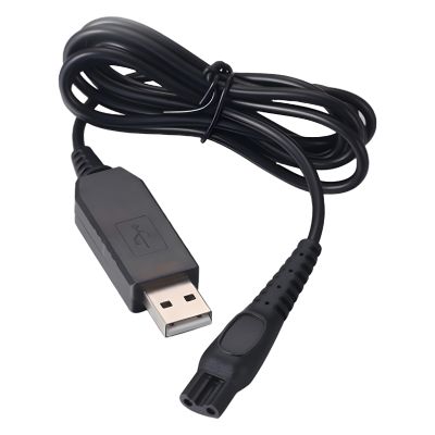 15V USB Shaver Charger Cable for HQ8505, Compatible Replacement Power Cord for Beard Trimmer, Groomer, Clipper, OneBlade, Philips Shaver Charger Lead for Mens Electric Razors and Travel Use