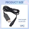 15V USB Shaver Charger Cable for HQ8505, Compatible Replacement Power Cord for Beard Trimmer, Groomer, Clipper, OneBlade, Philips Shaver Charger Lead for Mens Electric Razors and Travel Use view 2