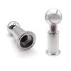 AUOQKQUT 1.5" Rotary Spray Ball CIP Tank Cleaner 360 Rotating Cleaning Head SS304 Tri Clamp Connection view 3