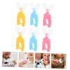 Veemoon Kids u Shaped Toothbrush 6pcs Set Soft Silicone 360 Oral Cleaning Tool Manual Toothbrush for Boys and Girls Toddler Dental Care view 4