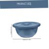 Portable Chamber Pot with Cover and Handle PVC Home Use view 2