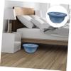 Portable Chamber Pot with Cover and Handle PVC Home Use view 4