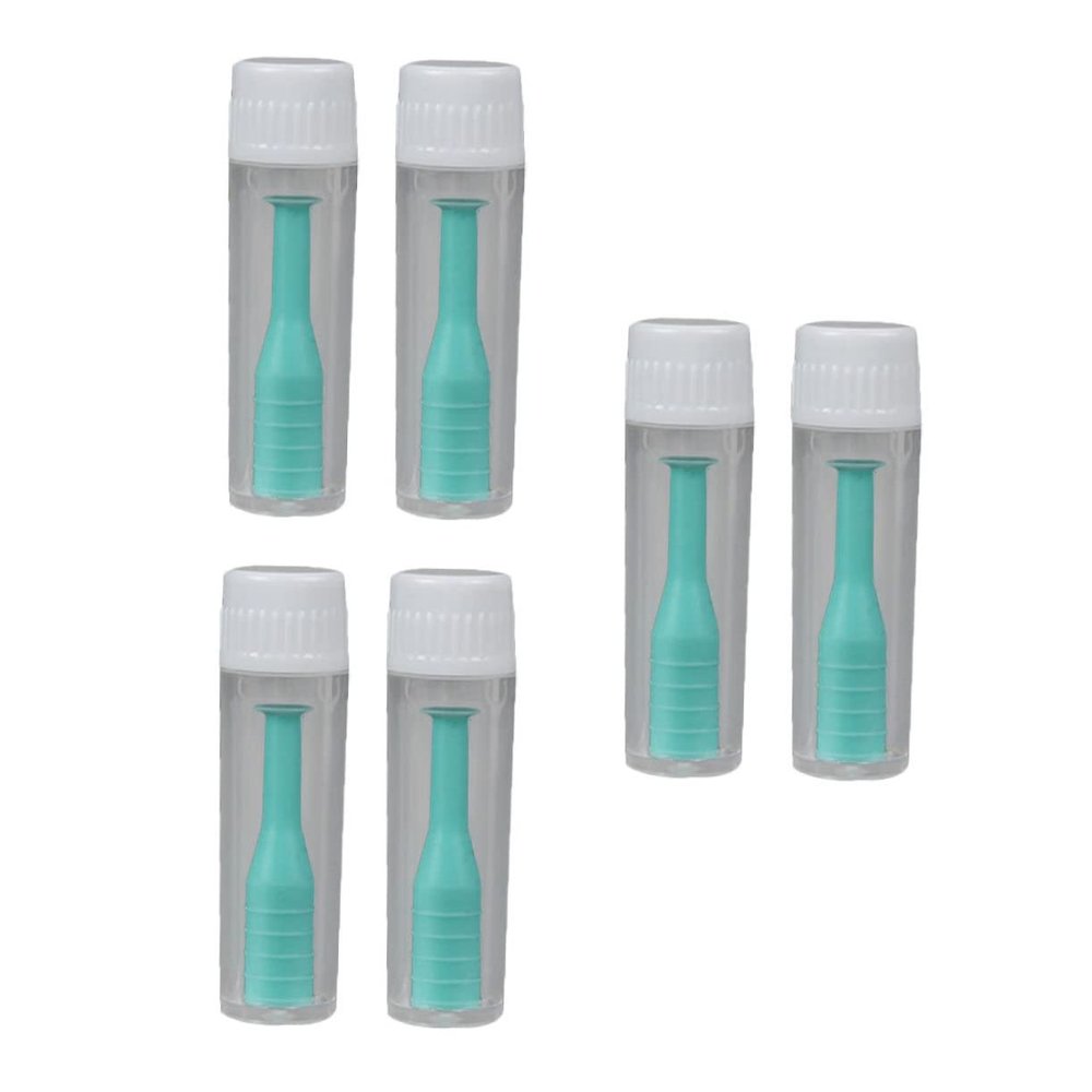 ZUNOXAZ 6pcs Green Inserter Remover Set Suction Stick and Case for Contact Lenses Multifunctional Holder Tool Handling and Daily Eye Care