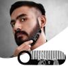 Beard Comb for Men - Small Mustache Styling Brush - Ergonomic Men Accessories, Anti-Snag Hair Shaping Hair Styling Tools for Home Daily Business view 3