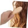 Gatuida 2pcs Wooden Hair Brush Mini Comb for Men and Kids, Hair-friendly Scalp Massage Brush with Wide Teeth, Versatile Use for Home and Office Hair Care Styling view 4