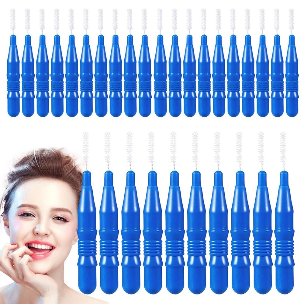 Brushes Between Teeth - Floss Sticks Interdental Cleaning Brushes - Soft Bristled Picks Multi-Functional Compact Tools for Family Lovers Teen Adults