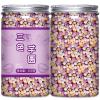 Instant small taro balls, Sweet Bubble Milk Tea, soft and sweet colorful taro balls, pearl milk tea, dessert drink ingredients, small rice dumpling, Chinese dim sum, Summer dessert syrup (250g*1 bag) view 1