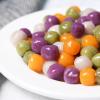Instant small taro balls, Sweet Bubble Milk Tea, soft and sweet colorful taro balls, pearl milk tea, dessert drink ingredients, small rice dumpling, Chinese dim sum, Summer dessert syrup (250g*1 bag) view 2