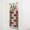 NIHENHAO Fabric Christmas Advent Calendar Christmas Countdown Calendar with Pockets for Small Gifts Home Wall Hanging Decoration Cloth view 3