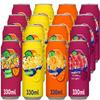 Sparkling Random Mixed Soda Drink 355ml Refreshing Fruity Flavours: Raspberry, Orange, Lemon & Mixed Fruit Lightly Sweetened Fizzy Soft Drink in a Handy Can - Fnt (32 x Mixed) view 1