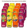 Sparkling Random Mixed Soda Drink 355ml Refreshing Fruity Flavours: Raspberry, Orange, Lemon & Mixed Fruit Lightly Sweetened Fizzy Soft Drink in a Handy Can - Fnt (32 x Mixed) view 2