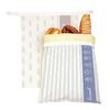 2 Pack Reusable Beeswax Bread Bags for Sourdough & Homemade BreadCotton Waxed Bags Keeps Fresh Longer XL Food Storage Bags with Beeswax Lining, Freezer Safe, Baking Supplies for Sourdough view 1