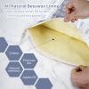 2 Pack Reusable Beeswax Bread Bags for Sourdough & Homemade BreadCotton Waxed Bags Keeps Fresh Longer XL Food Storage Bags with Beeswax Lining, Freezer Safe, Baking Supplies for Sourdough view 2