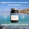 Deadsea Magnesium Bisglycinate with Coconut Water Minerals - 90 Capsules - Highly Absorbable Chelated Magnesium - Supports Rest & Muscle Recovery - Gentle on Stomach - Zero Additives - Made in The UK view 2