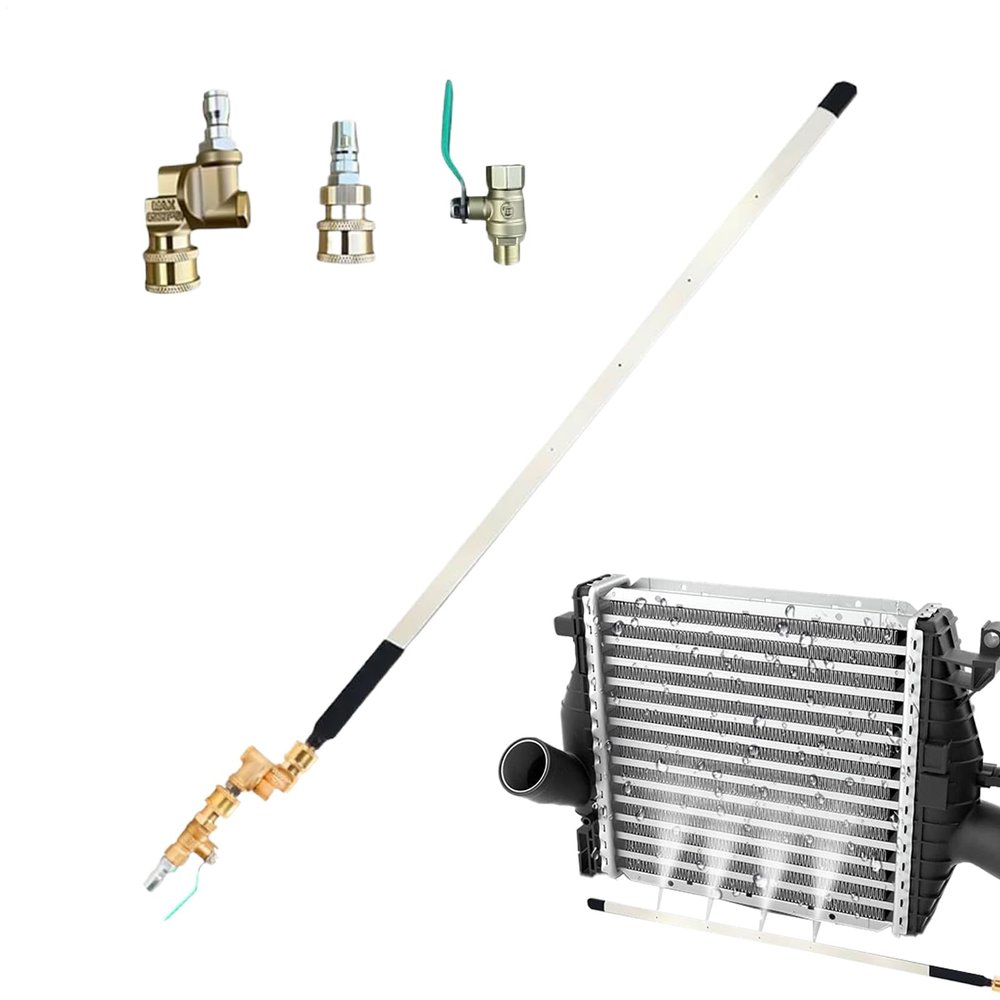Radiator Cleaning Tool Stainless Steel 180 Rotation Precise Cleaning