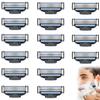 16 Pcs Replacement Blades for Men's Wet Razor, Razor Blades, Razor Blades for Safety Razor, Precise and Gentle for Beard and Body Hair, Ideal for Daily Shaving, Durable view 1