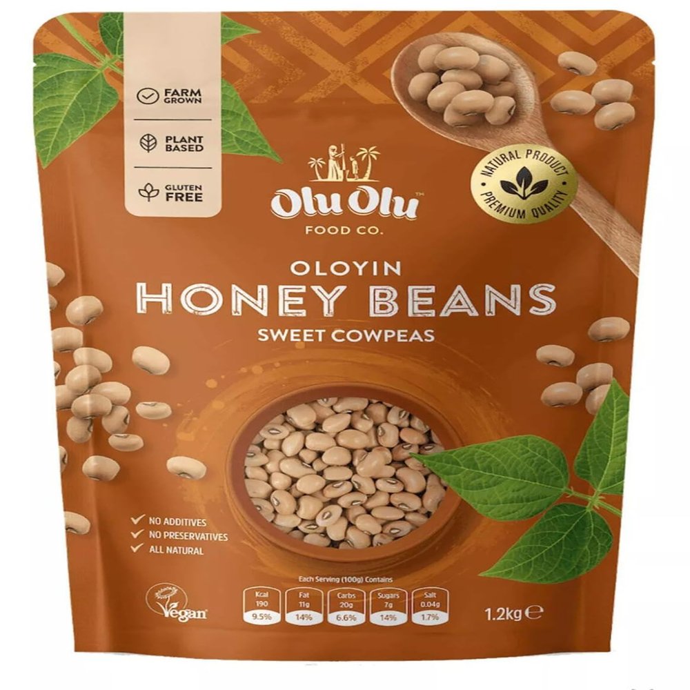 Africa Select Olu Olu Oloyin Honey Beans 1.2kg | Premium Sweet Nigerian Beans for Traditional Dishes