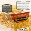 Africa Select Toor Dal 3kg | Premium Split Pigeon Peas for Curries, Stews & Soups | Family-Size Resealable Pack view 3