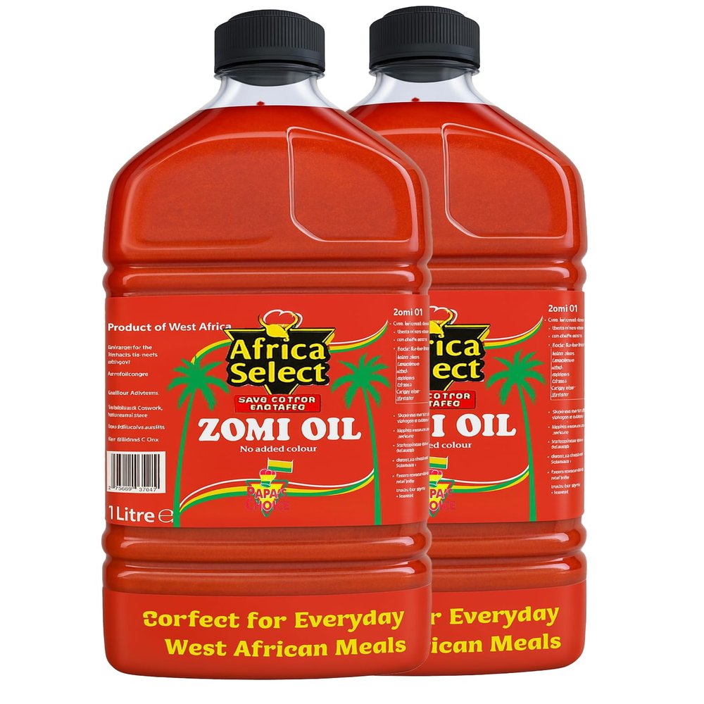 Africa Select Papa's Choice Zomi Oil No Added Colour 4 Litre | Pure & Authentic West African Palm Oil