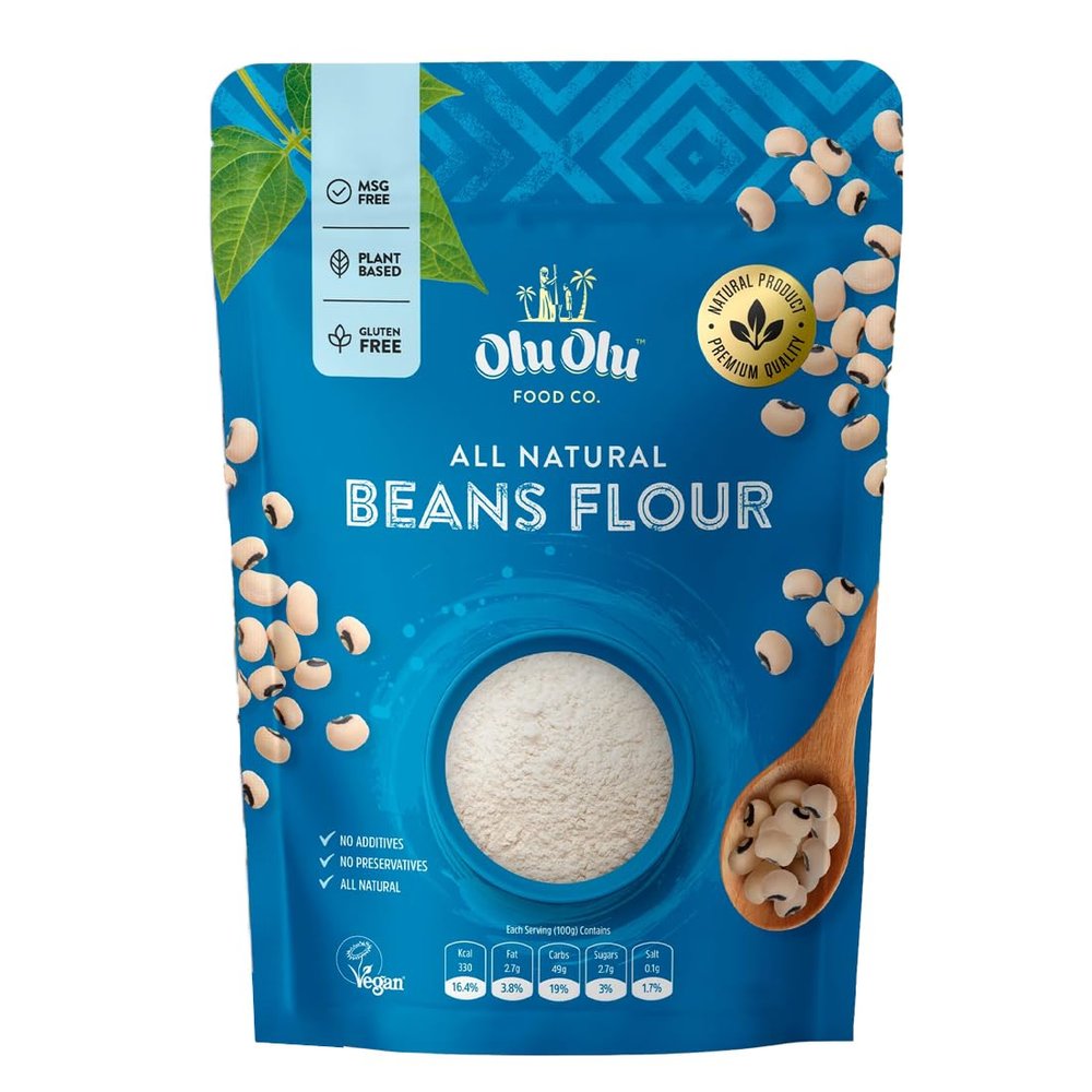Africa Select Olu Olu Peeled Beans 4kg | Premium Skinless Black Eye Beans | Family Pack