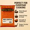 Africa Select Red Lentils 3kg | Premium Split Red Lentils for Soups, Stews & Curries | Family Pack view 2