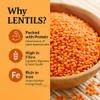 Africa Select Red Lentils 3kg | Premium Split Red Lentils for Soups, Stews & Curries | Family Pack view 3