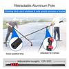 10.8m/36ft Adjustable Solar Panel Cleaning Brush and Pole, Window Cleaner Brush & Water Fed Pole Kit, Solar Panel Cleaning System Window Washing Equipment Tool with 20m water suppl view 4
