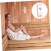 COLLBATH Premium Heat Resistant Wood Sauna Hourglass Timer with Calibration Classic Sand Timer for Sauna Rooms Immune Boosting Hour Glass Decoration Smooth Polished Surface view 3