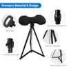 Adjustable Telescopic Walking Stick with Seat, Collapsible Hiking Poles, 7-Level Height, Foldable Crutches view 4