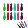 12Pcs Colour Special Supplies Foam Pencil Grips Soft Foam for Adults, Paint Brush Holder Ergonomic Open Slip Insert Pen Right Left-Handed Use for Handwriting, Drawing, Coloring view 1