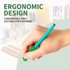 12Pcs Colour Special Supplies Foam Pencil Grips Soft Foam for Adults, Paint Brush Holder Ergonomic Open Slip Insert Pen Right Left-Handed Use for Handwriting, Drawing, Coloring view 3